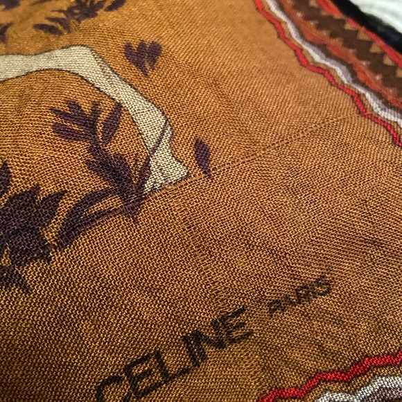 Celine scarf soldiers euc - Picture 2 of 3